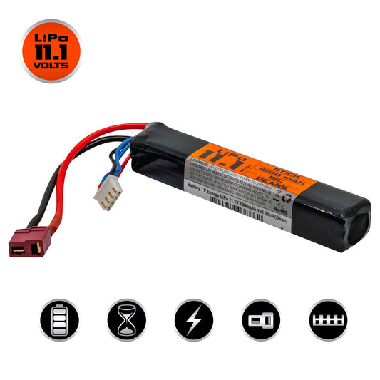 Valken 11.1v 1000mAh LiPo Stick Deans