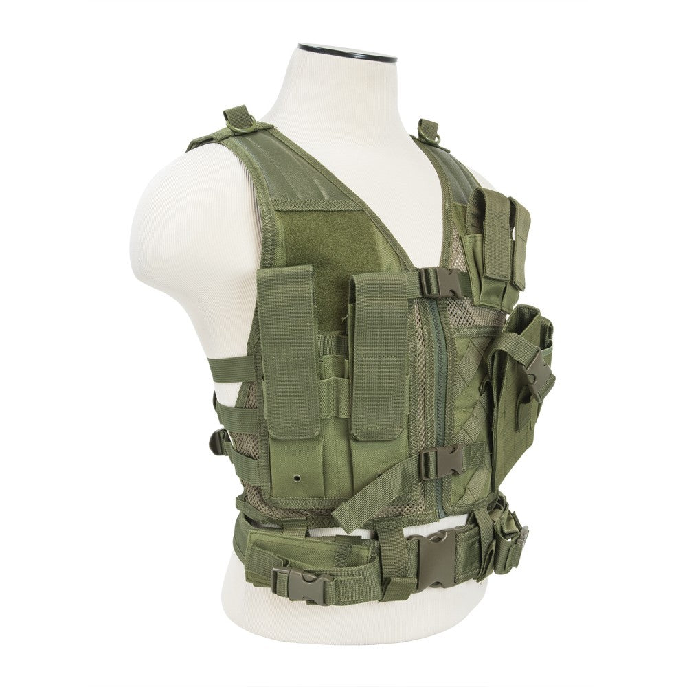 NcSTAR Tactical Vest Youth OD Green