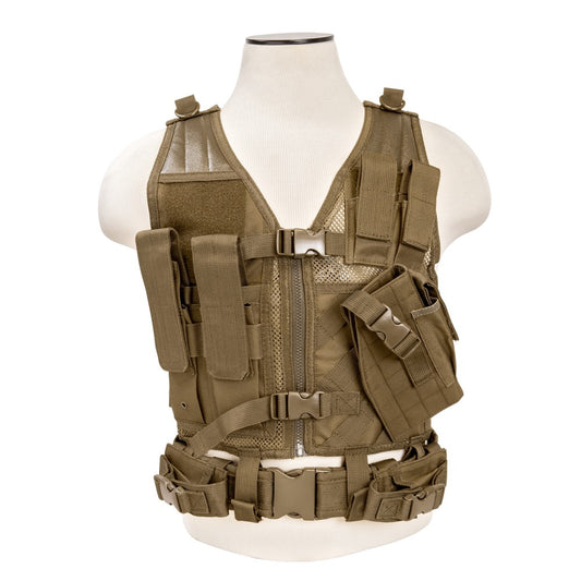 NcSTAR Tactical Vest Youth Tan