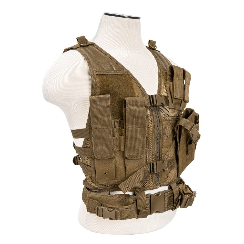 NcSTAR Tactical Vest Youth Tan