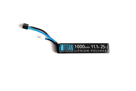 Titan Power LiPo 1000mAh 11.1v 25C Stick T-Plug (Deans)