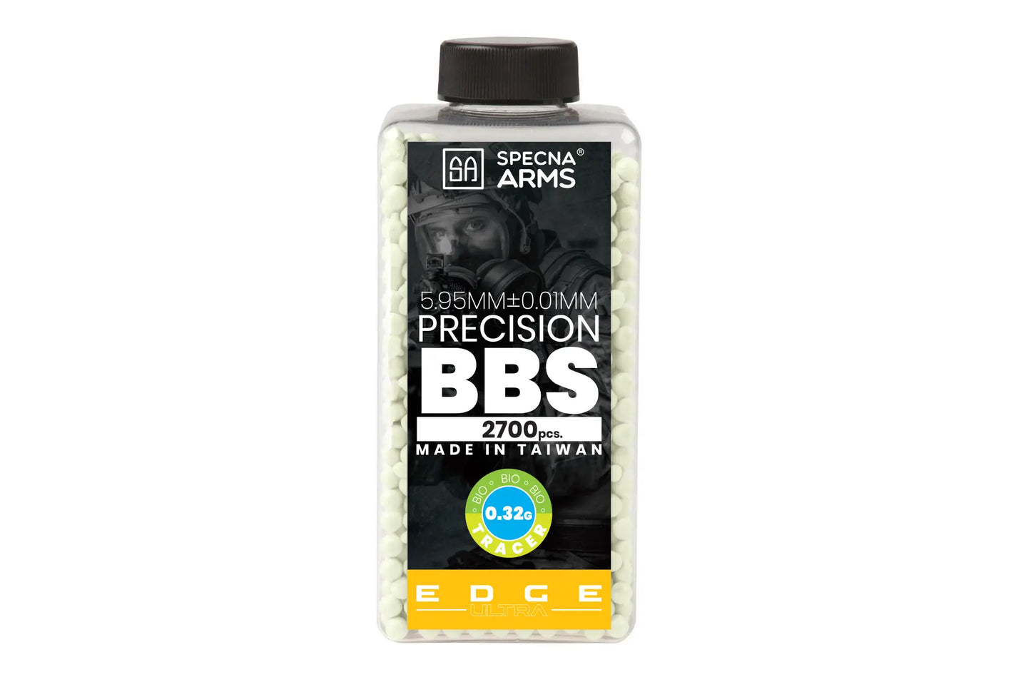 Specna Arms EDGE ULTRA .32g Green Tracer BIO 2700rd BB Bottle