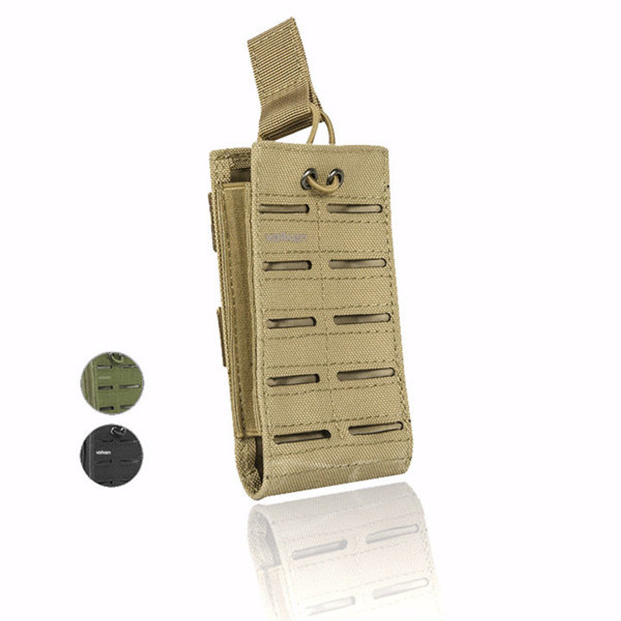 Valken Single Mag Pouch Laser Cut Tan
