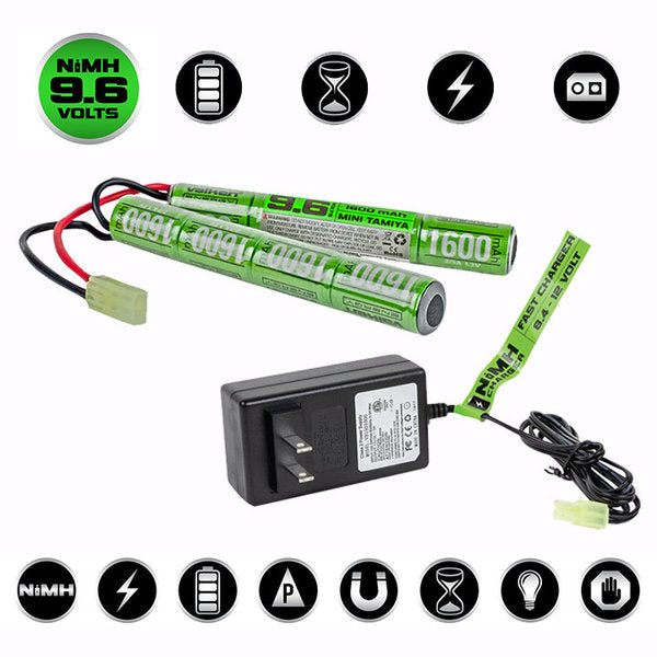 Valken NiMh Power Kit 9.6v Butterfly and Charger
