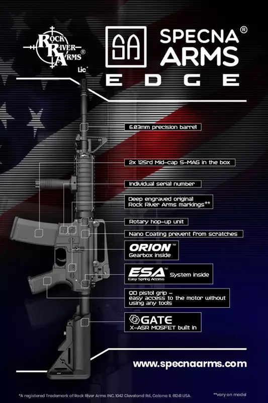 Specna Arms EDGE PDW Black SA-E12