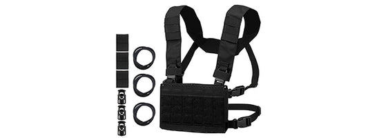 WoSport M4 Triple Magazine Chest Black