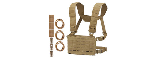 WoSport M4 Triple Magazine Chest Tan