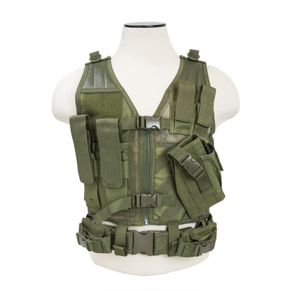 NcSTAR Tactical Vest Youth OD Green