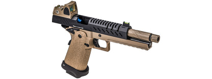 Vorsk Hi-Capa 5.1 GBB Pistol w/ Red Dot Sight Tan / Black