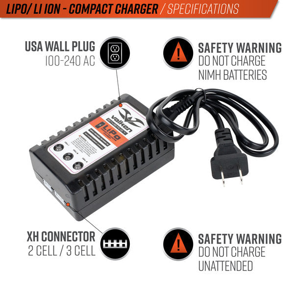 Valken Compact Lipo Smart Charger