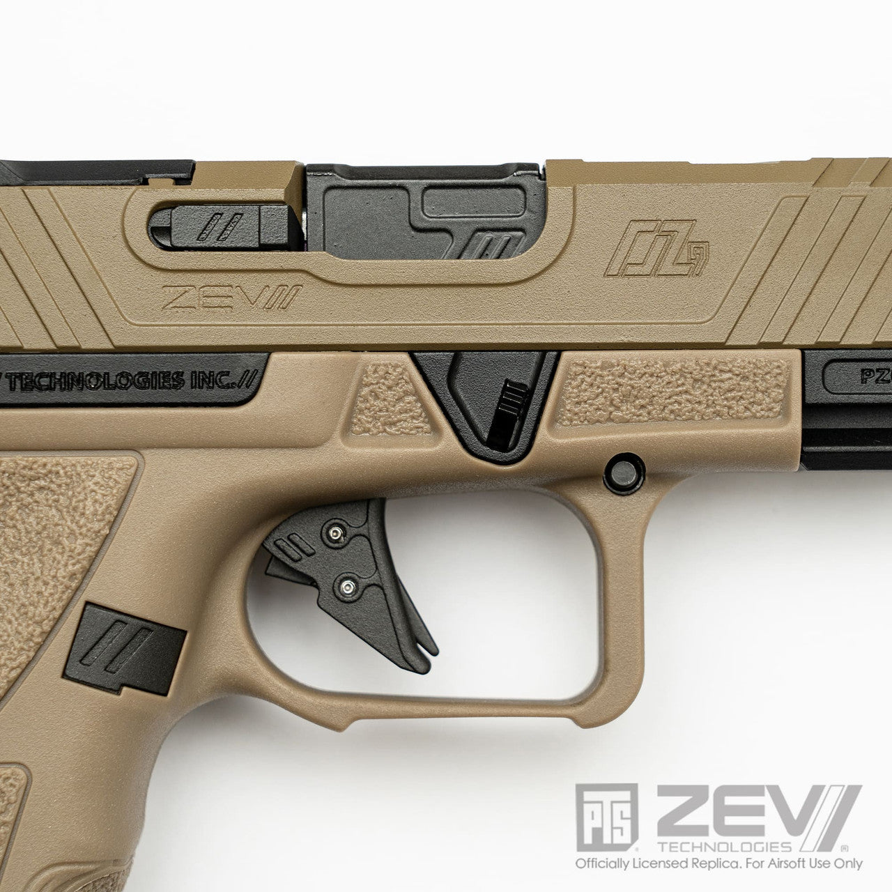 PTS ZEV OZ9 Elite FDE (Standard version) Gas Blowback Pistol