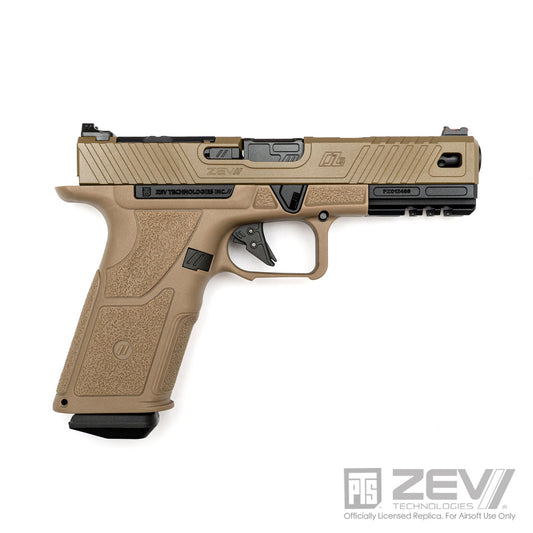 PTS ZEV OZ9 Elite FDE (Standard version) Gas Blowback Pistol